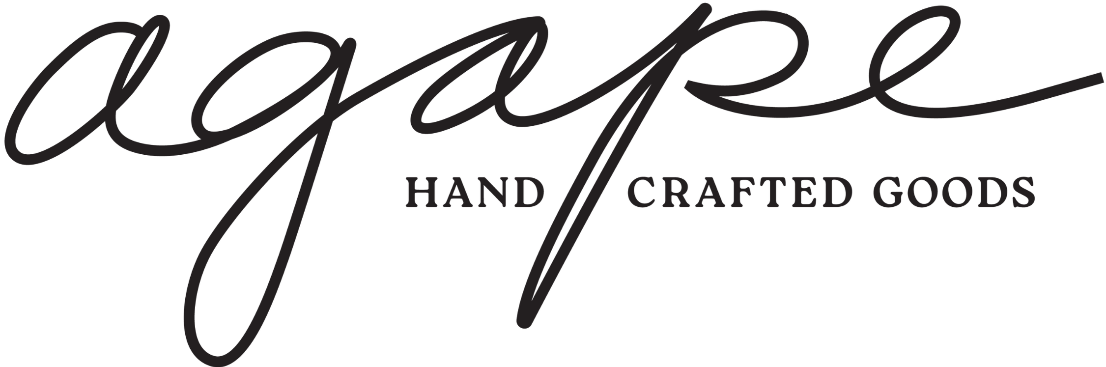 Agape Handcrafted Goods logo